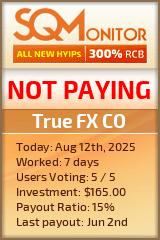 True FX CO Project Status Button