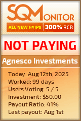 Agnesco Investments Project Status Button