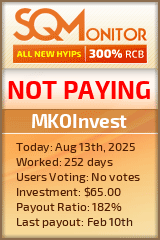 MKOInvest Project Status Button