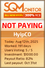 HyipCO Project Status Button