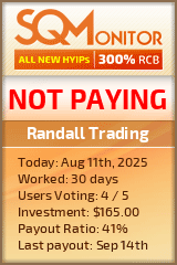 Randall Trading Project Status Button