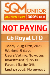 Gb Royal LTD Project Status Button