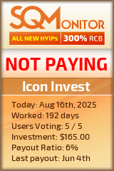 Icon Invest Project Status Button