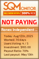 Ronex Independent Corporation Project Status Button