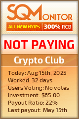 Crypto Club Project Status Button