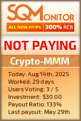 Crypto-MMM Project Status Button