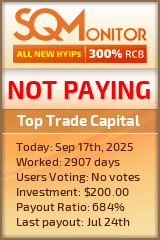 Top Trade Capital HYIP Status Button