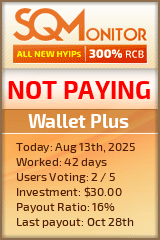Wallet Plus Project Status Button