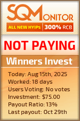Winners Invest Project Status Button