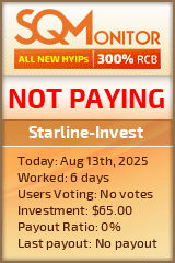 Starline-Invest Project Status Button