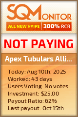 Apex Tubulars Alliance Project Status Button