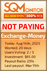 Exchange-Money Project Status Button