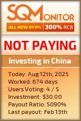 Investing in China Project Status Button