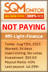 Mfi-Light-Finance Project Status Button