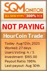 HourCoin Trade Project Status Button