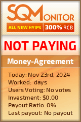 Money-Agreement HYIP Status Button