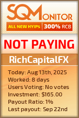 RichCapitalFX Project Status Button