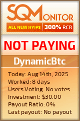 DynamicBtc Project Status Button