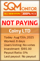 Coiny LTD Project Status Button