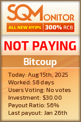 Bitcoup Project Status Button
