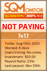 7x17 Project Status Button