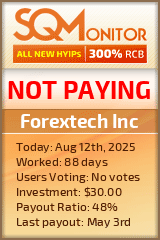 Forextech Inc Project Status Button