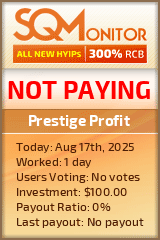 Prestige Profit Project Status Button