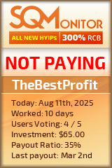 TheBestProfit Project Status Button