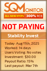 Stability Invest Project Status Button