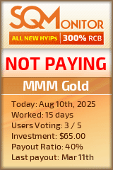 MMM Gold Project Status Button