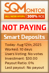 Smart Deposits Project Status Button