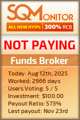Funds Broker Project Status Button