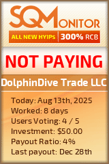 DolphinDive Trade LLC Project Status Button