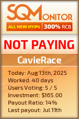 CavieRace Project Status Button