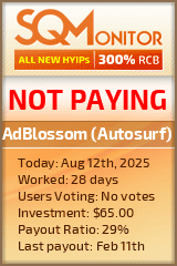 AdBlossom (Autosurf) Project Status Button