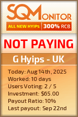 G Hyips - UK Project Status Button