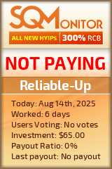 Reliable-Up Project Status Button