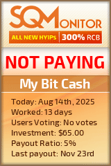 My Bit Cash Project Status Button