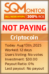 Criptocoin Project Status Button