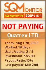 Quatrex LTD Project Status Button