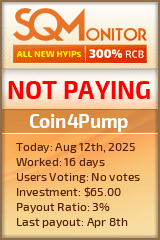 Coin4Pump Project Status Button