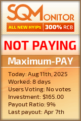 Maximum-PAY Project Status Button