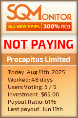 Procapitus Limited Project Status Button