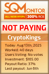 CryptoKings Project Status Button