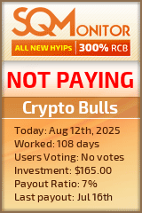 Crypto Bulls HYIP Status Button