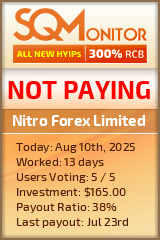 Nitro Forex Limited Project Status Button