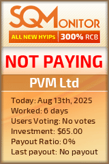 PVM Ltd Project Status Button