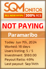 Paramaribo HYIP Status Button