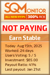 Earn Stable HYIP Status Button