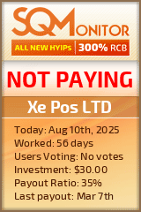 Xe Pos LTD Project Status Button